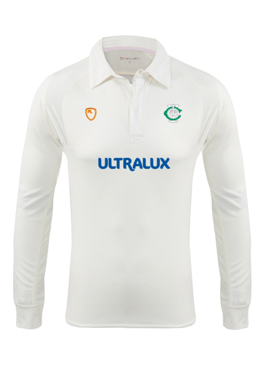 Junior Cricket Playing Shirt LS Cream