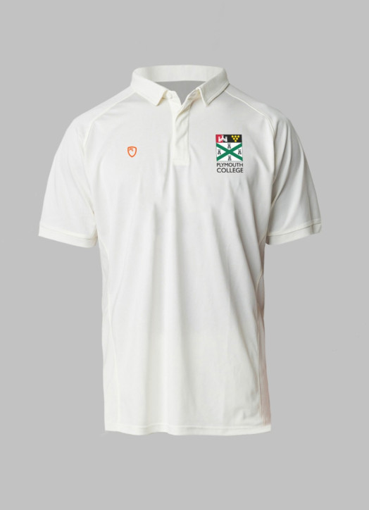 Junior Move Cricket Shirt SS Cream