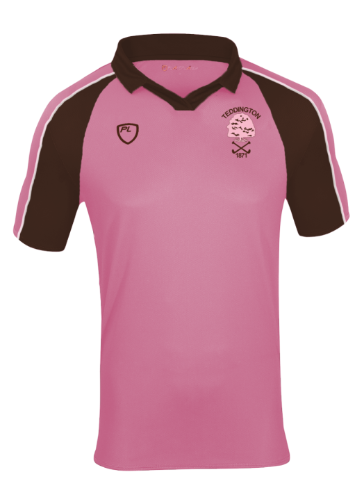 Men's Turf Field Shirt SS Raglan Pink