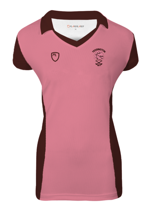 Girls' Court Shirt C/S Pink AA