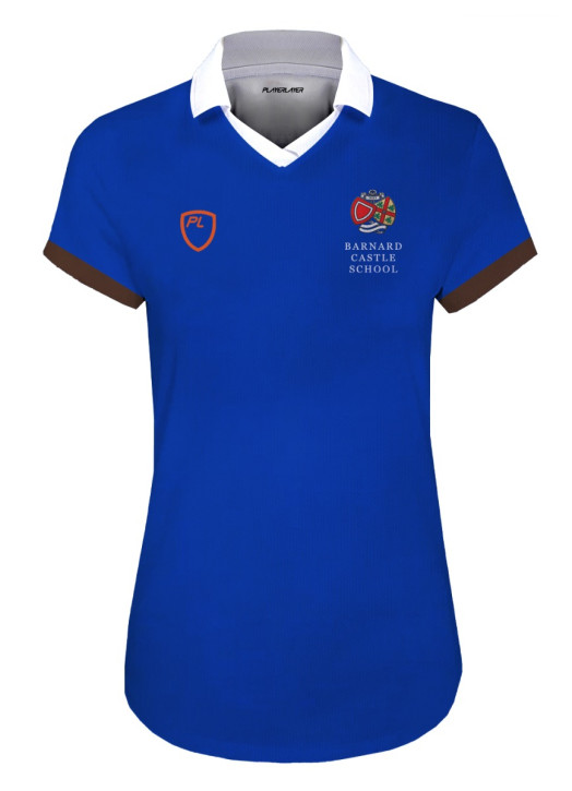 Royal blue polo girls discount