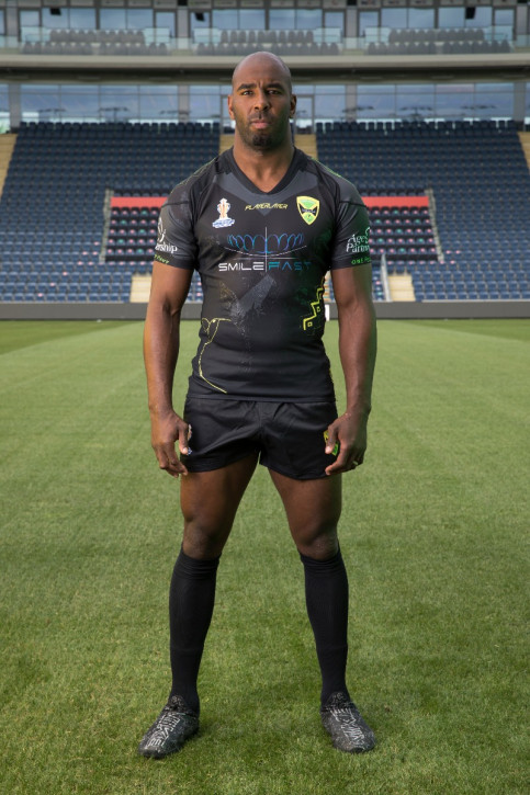 Men's Rep Rugby Jersey - V Neck Black