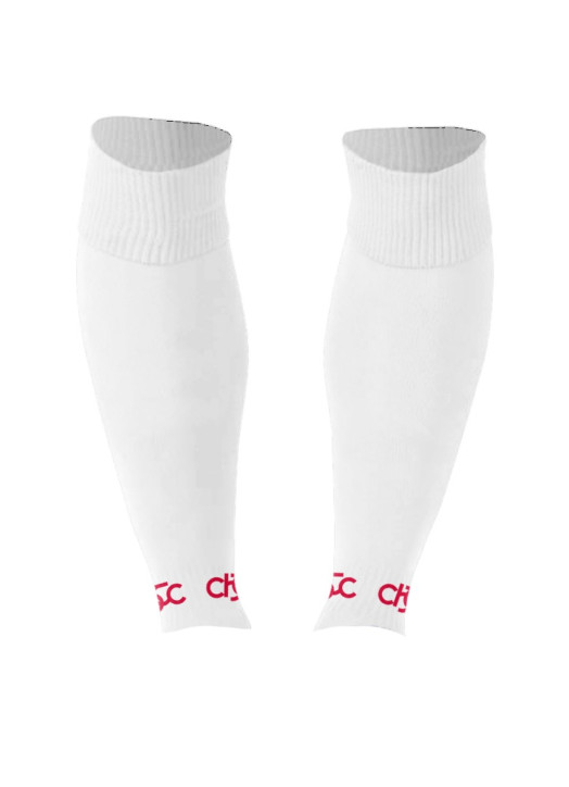 Adult Footless Socks White
