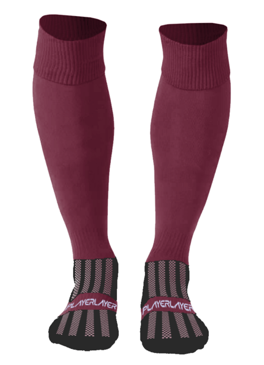 Adult Euro Socks Cool Max Maroon