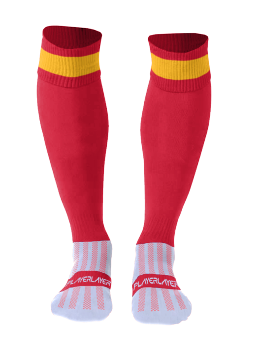 Adult Euro Socks Cool Max Scarlet Red
