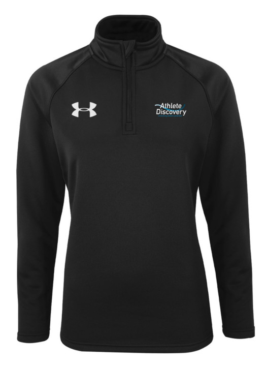 Women's Armour Fleece 1/4 Zip Black