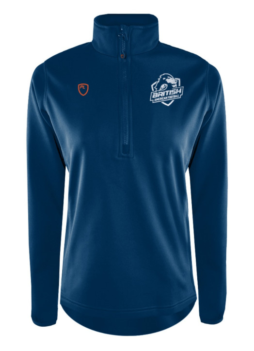 Women's Quarter Zip MidLayer Navy Blue