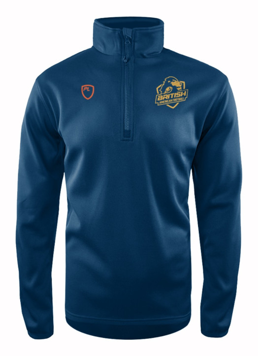 Men s Quarter Zip MidLayer Navy Blue