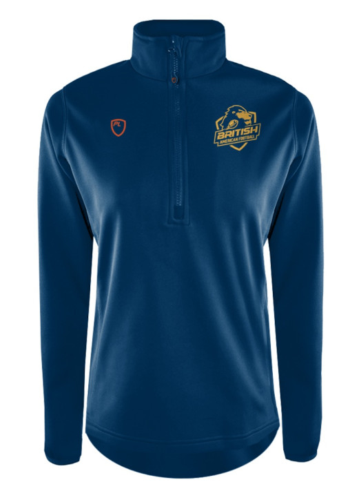 Women's Quarter Zip MidLayer Navy Blue