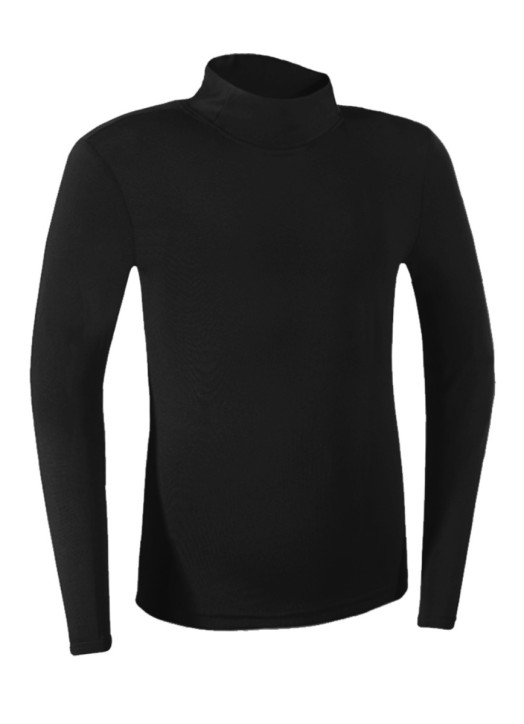 Junior BaseLayer Top LS Turtle Black