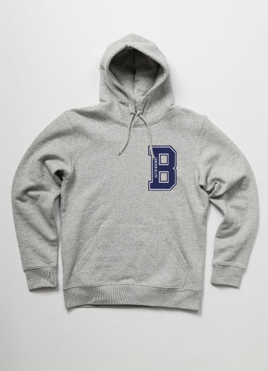 London Blitz Hoodie Grey Marle