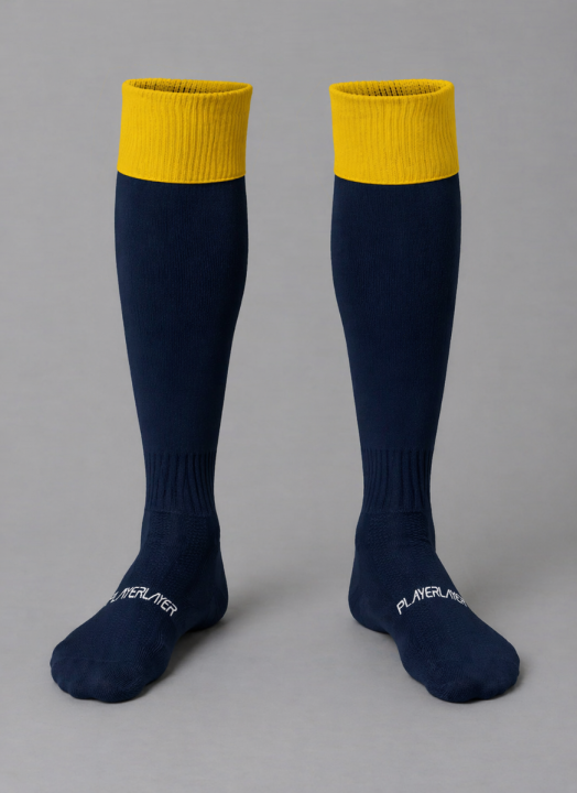 Adult Playing Socks Navy Blue