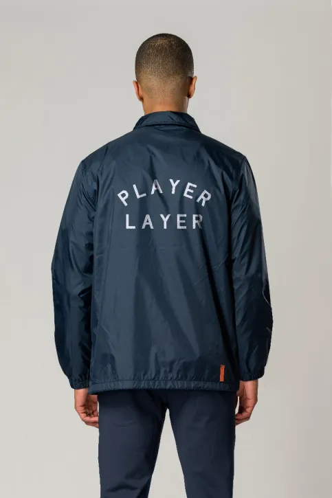 Coaches Jacket Navy Blue