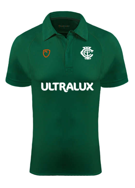 Men's Cricket Shirt SS Forest Green