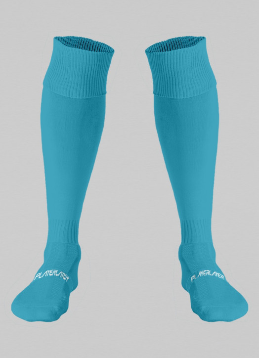 Junior Playing Socks Turquoise Blue