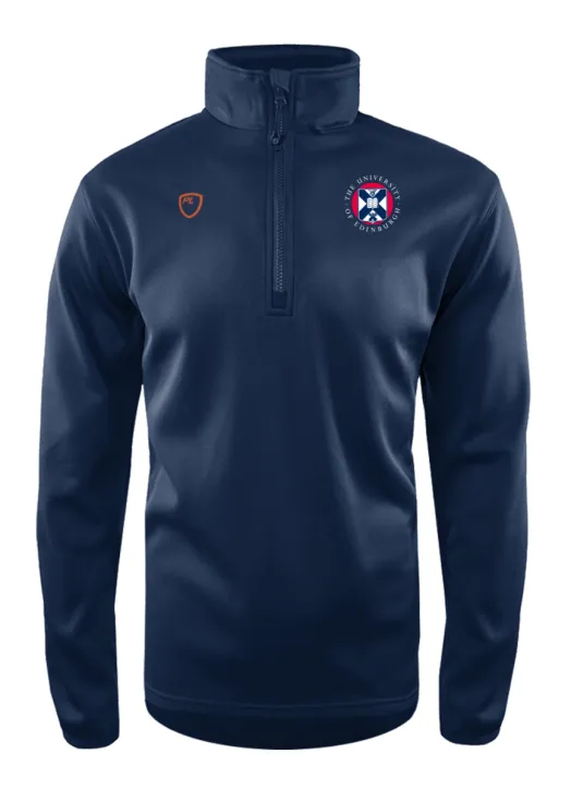 Men's Quarter Zip MidLayer Navy Blue