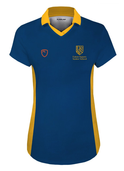 Girls' Move Court Shirt Navy Blue