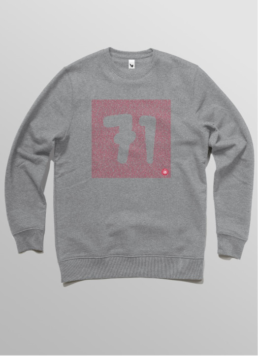 Unisex Sweatshirt Grey Marle