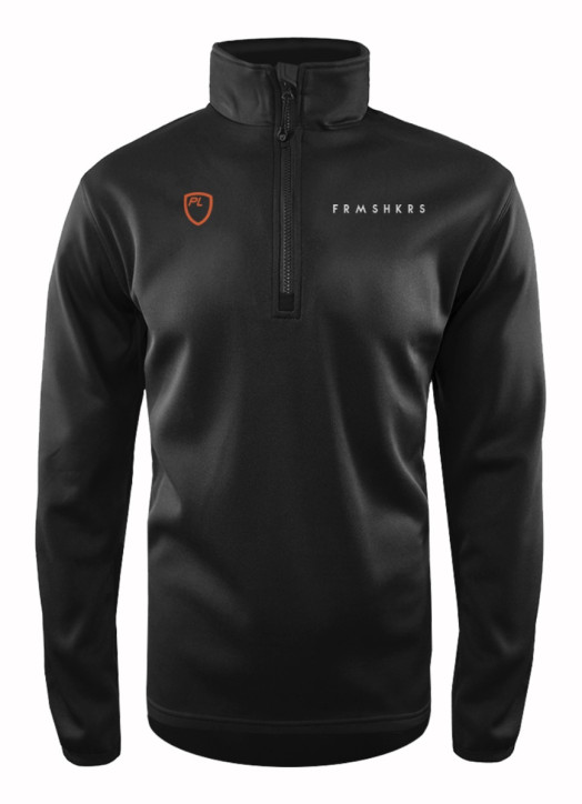 Men's Quarter Zip MidLayer Black