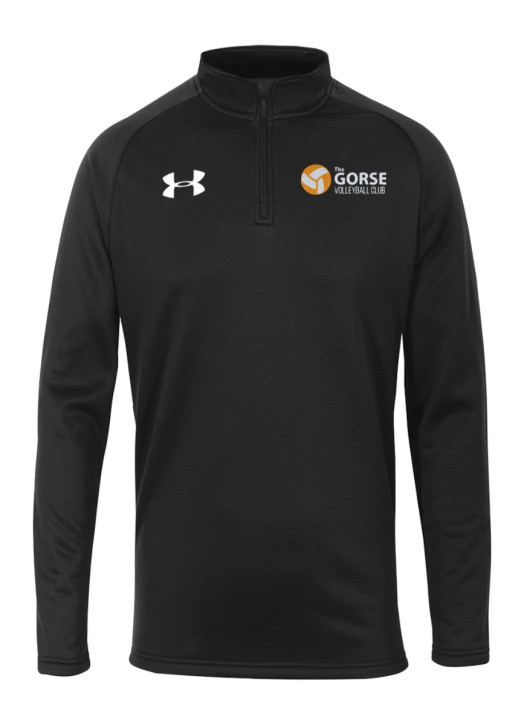 Men's Armour Fleece 1/4 Zip Black
