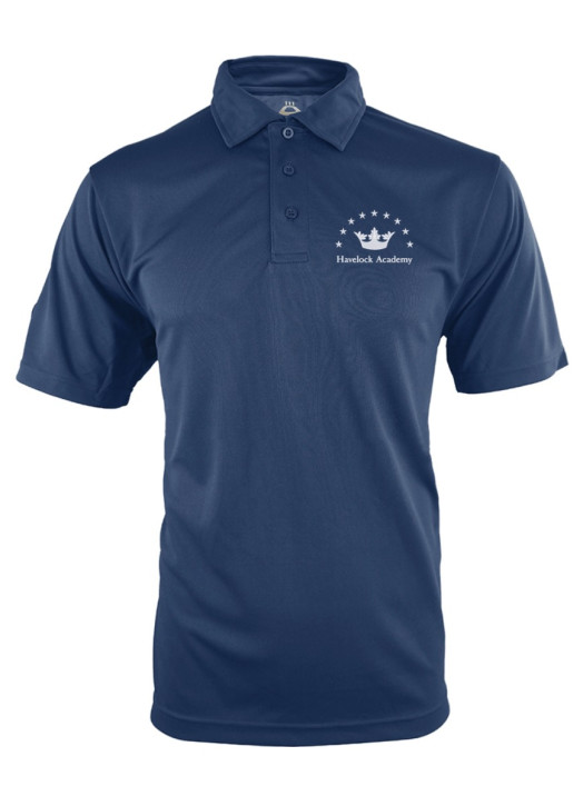 Junior Performance Polo Navy Blue