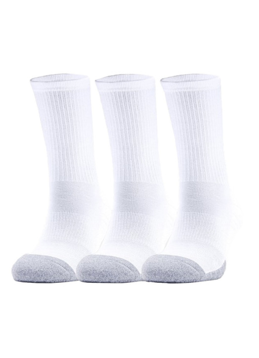 Youth HG Tech Crew Socks 3 Pack White