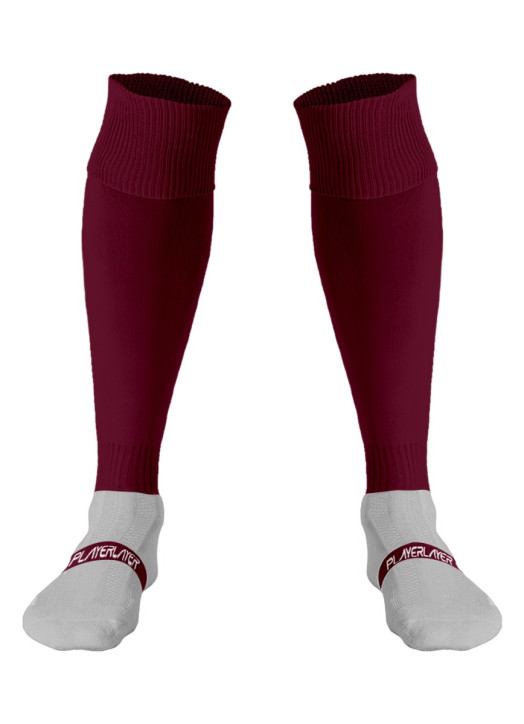 Adult Euro Socks Cool Max Maroon