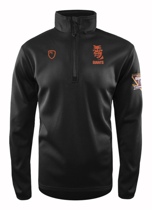 Men's Quarter Zip MidLayer Black