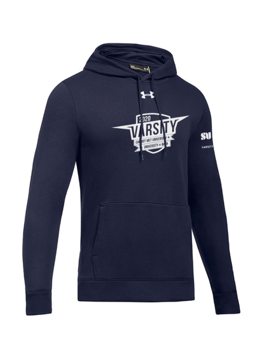 Hustle Fleece Hoody Navy Blue
