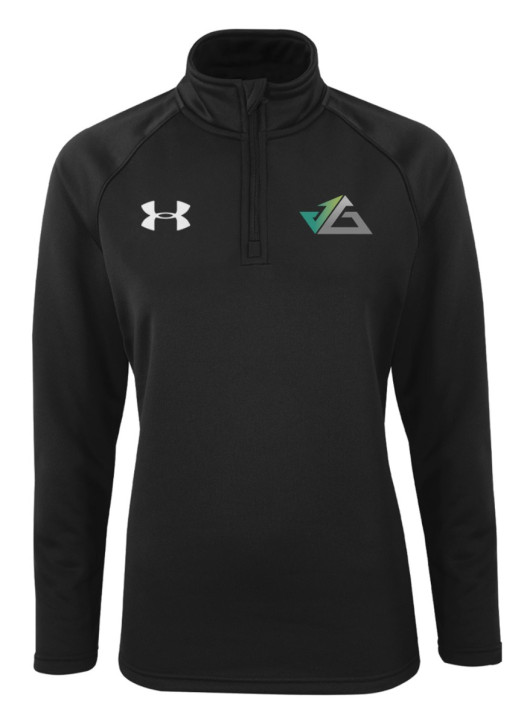 Women's Armour Fleece 1/4 Zip Black