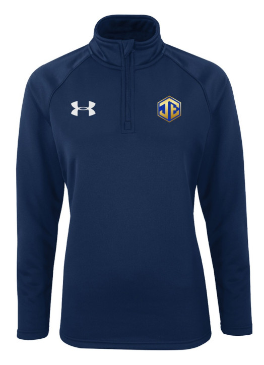 Women's Armour Fleece 1/4 Zip Navy Blue