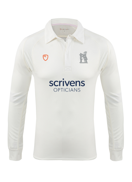 Junior Cricket Shirt LS Cream