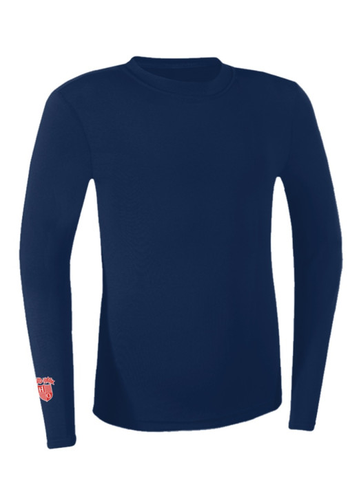Junior BaseLayer Top LS Crew Navy