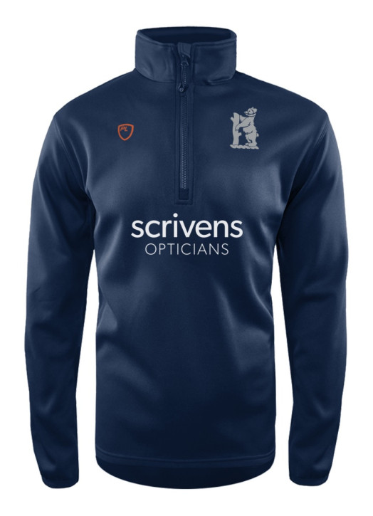 Junior Quarter Zip MidLayer Navy Blue