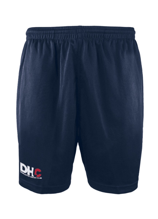 Navy blue spandex shorts top
