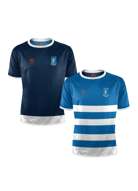 Junior ReversaLayer SS Crew Ocean Blue