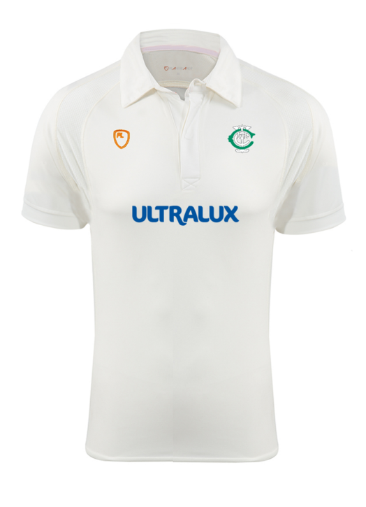Junior Cricket Shirt SS Cream