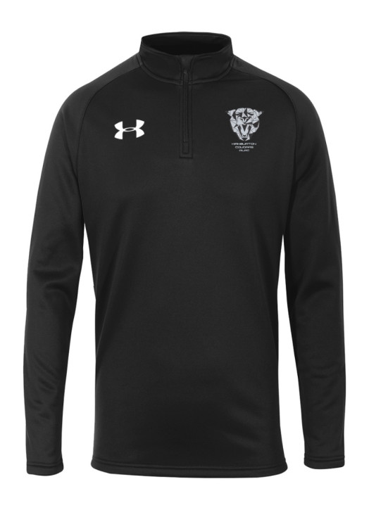 Men's Armour Fleece 1/4 Zip Black