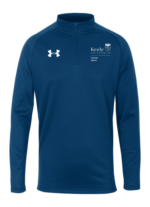 Men's Armour Fleece 1/4 Zip Navy Blue
