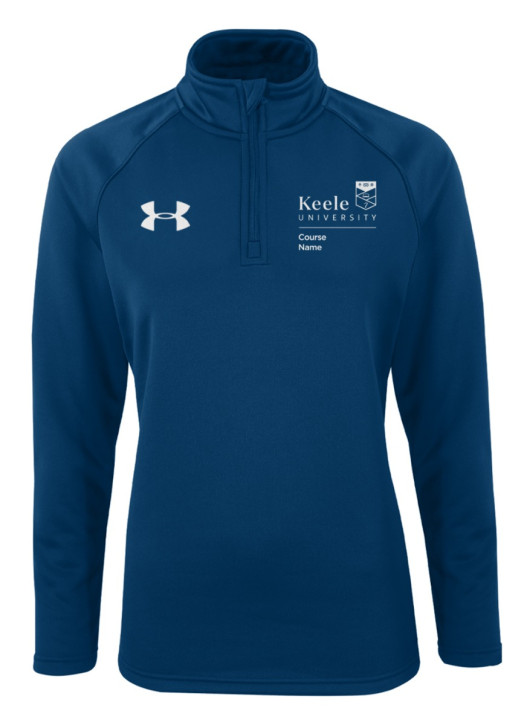 Women's Armour Fleece 1/4 Zip Navy Blue