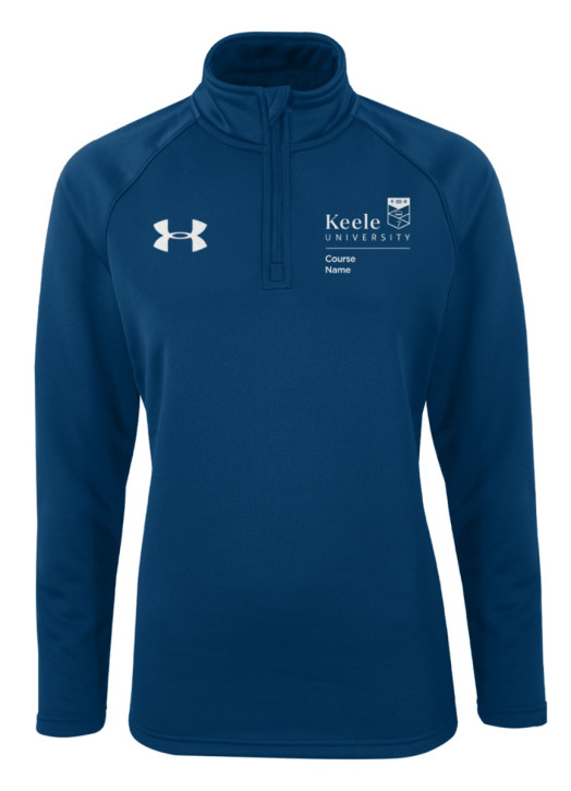 Women's Armour Fleece 1/4 Zip Navy Blue