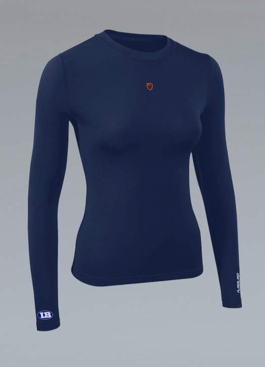 Women's BaseLayer Top LS Crew Navy Blue