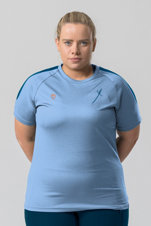 Women's Totem Performance Tee Sky Blue
