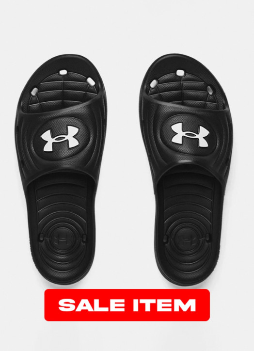 Youth Locker IV Slides Black
