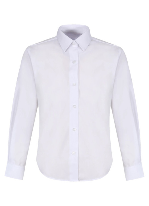 Girls LS Blouse  Twin Pack White
