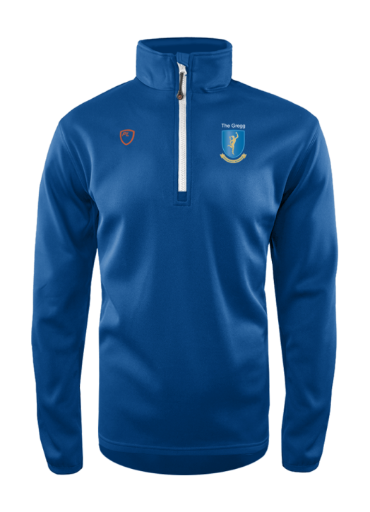 Men's Quarter Zip MidLayer Ocean Blue
