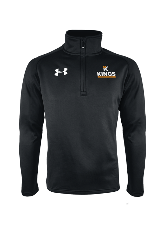 Men's Armour Fleece 1/4 Zip Black