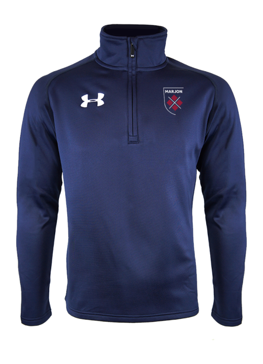 Men's Armour Fleece 1/4 Zip Navy Blue