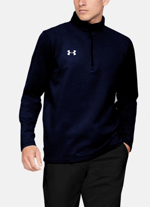 Men's Armour Fleece 1/4 Zip Navy Blue