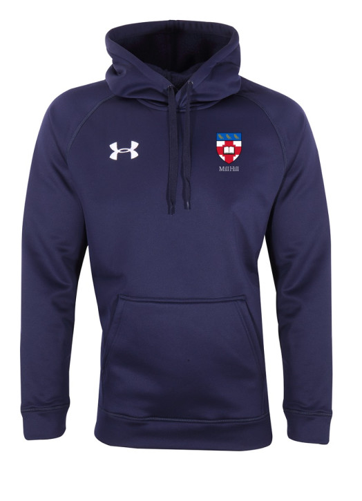 Men's Armour Fleece Hoodie Navy Blue